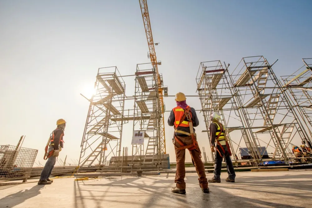 Étude de structure d'échafaudage près de Poitiers